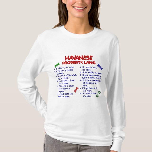 Camiseta Leyes 2 de la propiedad de HAVANESE (Anverso)