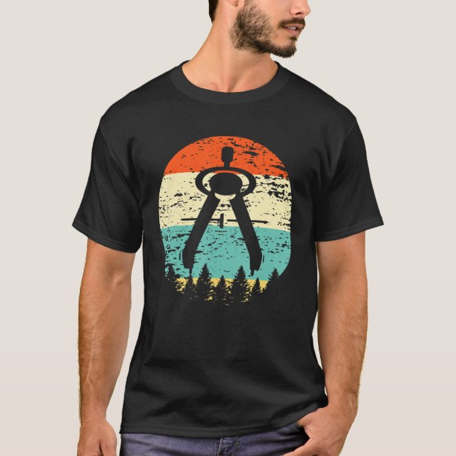 Camiseta Leyes de brújula de Retro Architect (Anverso)