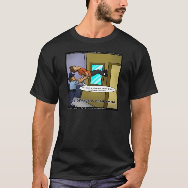 Camiseta Leyes De Física Y Gravedad Graciosos Regalos Y Tee (Anverso)