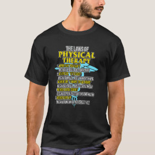 Camiseta Leyes De Fisioterapia Terapeuta De Fisioterapia G