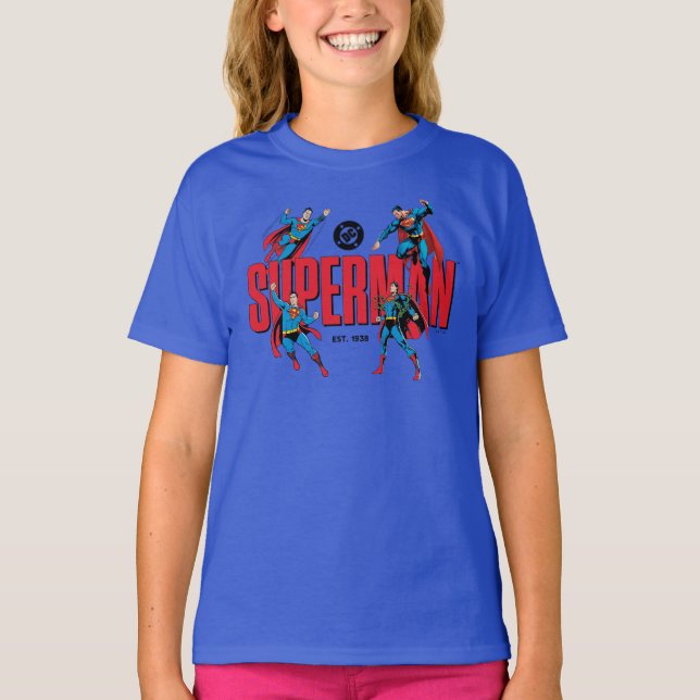 Camiseta Leyes de Superman para Siempre Gráfico (Anverso)