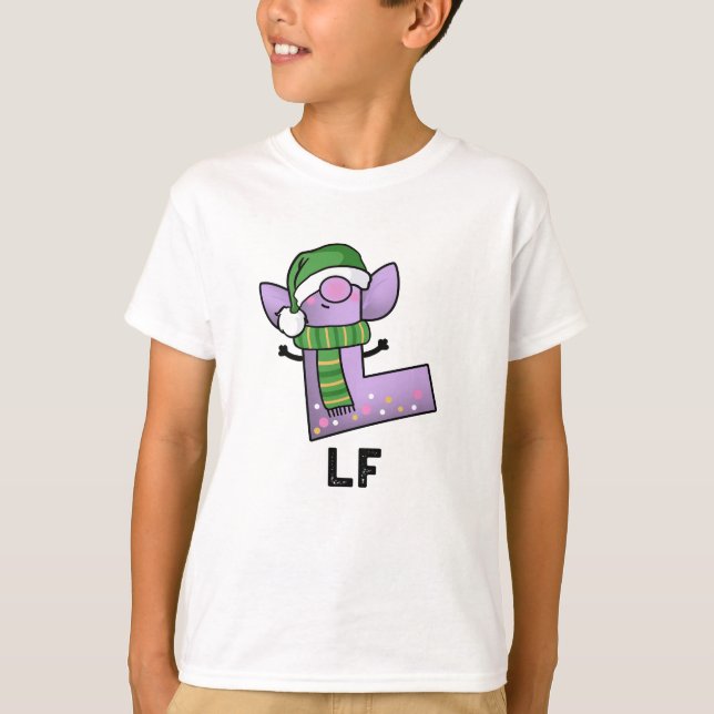 Camiseta Lf Graciosa Letra L Pun (Anverso)