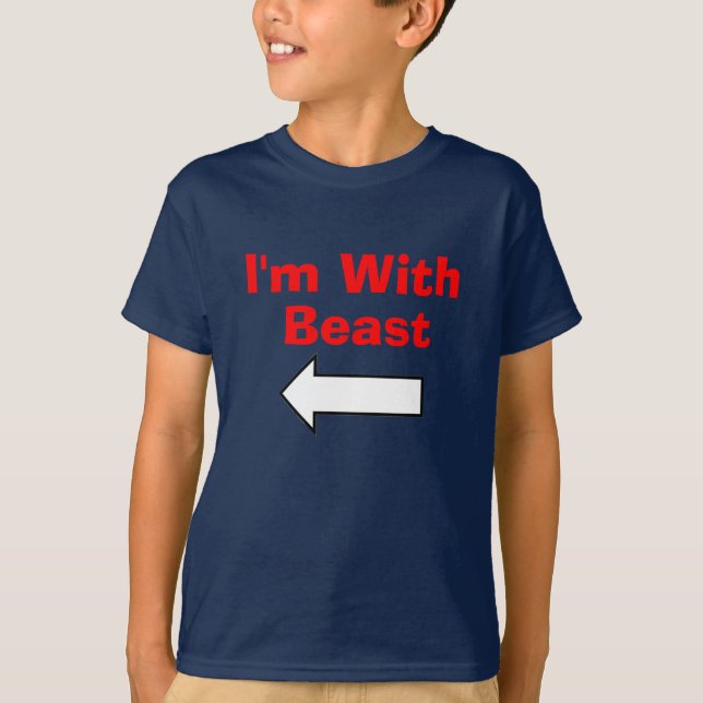 Camiseta LFTARROW, estoy con, bestia (Anverso)