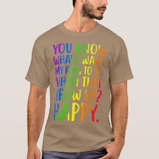 Camiseta LGB Sensibilización Padres Mamá Papá Orgullo Gay A
