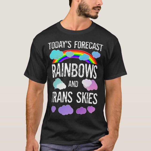 Camiseta LGBGTQ Transgender Pride Month Parade Rainbows Tra (Anverso)