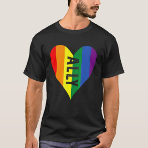 Camiseta Lgbt Ally Ordena La Paz Gay Lluvia Lesbiana Homose