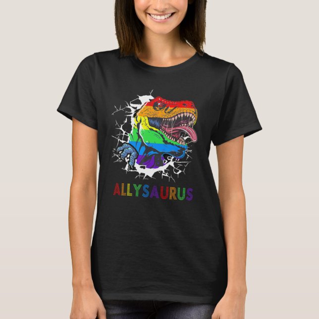 Camiseta LGBT Ally Surus Be Kind Gay Rainbow  LGBTQ  Idea (Anverso)