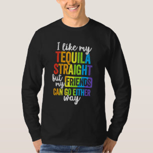 Camiseta Lgbt Ally Tequila Straila Friends Go Cualquiera Se