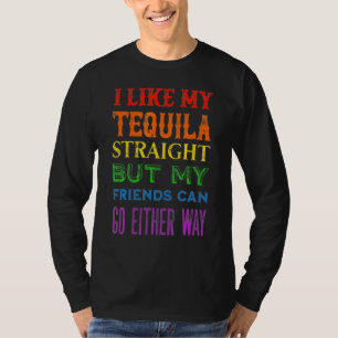 Camiseta Lgbt Ally Tequila Straila Friends Go Cualquiera Se