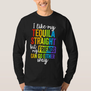 Camiseta Lgbt Ally Tequila Straila Friends Go Cualquiera Se