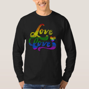 Camiseta Lgbt Apoya El Orgullo Arcoiris Amar A Lesbianas G