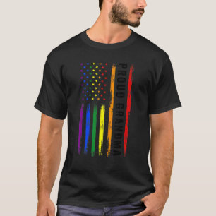 Camiseta Lgbt Apoyo a la Orgullosa Abuela Bandera Lgbt Abue