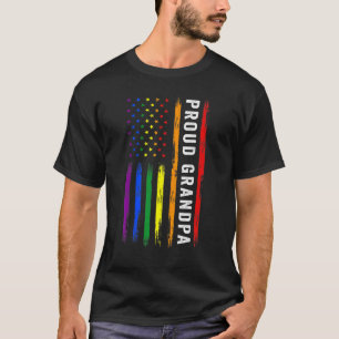 Camiseta Lgbt Apoyo al Orgullo Abuelo Bandera Lgbt Abuelo L
