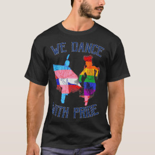 Camiseta LGBT Bailamos con Nativos Americanos Orgullosos