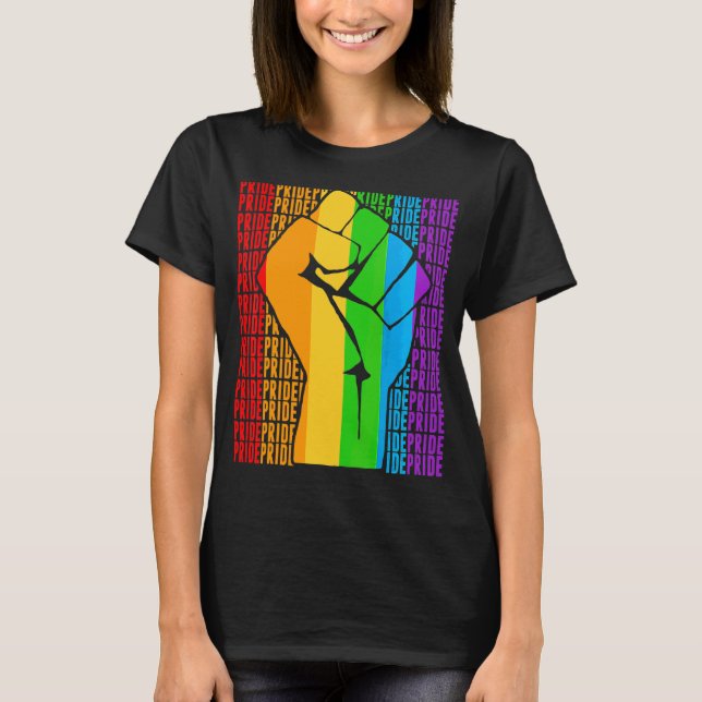 Camiseta Lgbt Bandera Arcoiris Orgullo Gay Primo Queer Lgbt (Anverso)