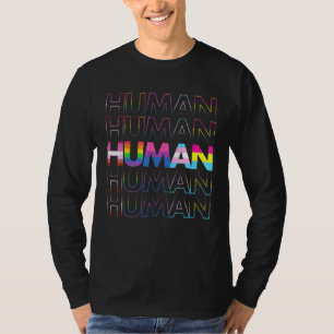 Camiseta Lgbt Bandera Orgullo Humano Mes Gay Transgender Le