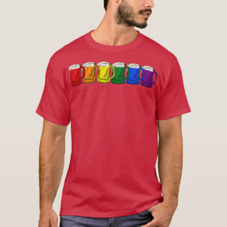Camiseta Lgbt Beer Mug Orgulloso Lgbtq Ally Hombres Orgullo