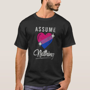 Camiseta Lgbt Bi Orgullo Bisexual Asumir Nada Bisexualidad