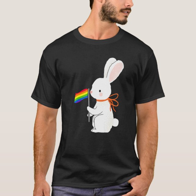 Camiseta Lgbt Bunny Lgbtq (Anverso)