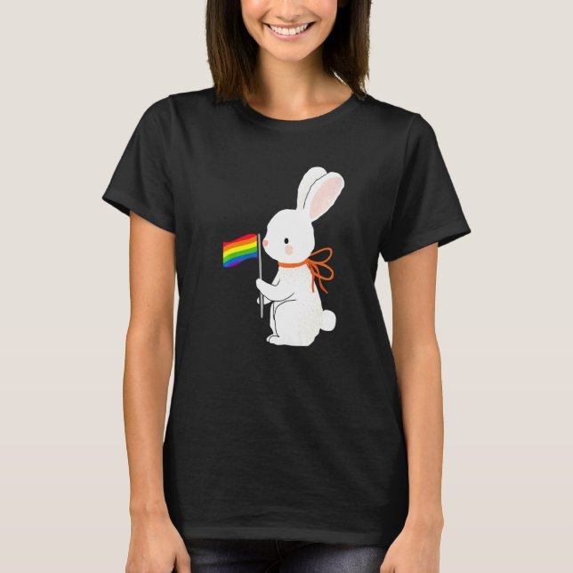 Camiseta Lgbt Bunny Lgbtq (Anverso)