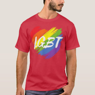 Camiseta LGBT: Diseño del Corazón Arcoiris e Igualdad LGBTQ