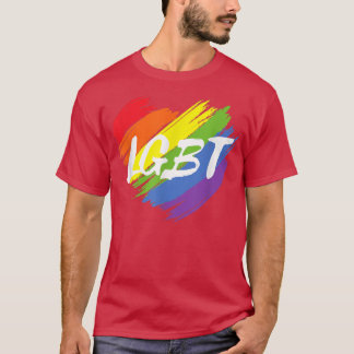 Camiseta LGBT: Diseño del Corazón Arcoiris e Igualdad LGBTQ