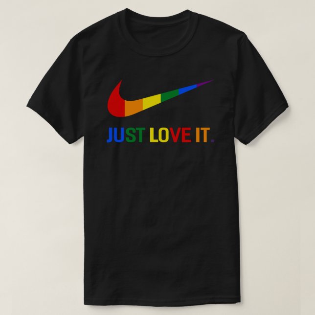 Camiseta Lgbt, el orgullo gay de la Lesbiana Arcoiris, solo (Diseño del anverso)