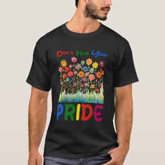 Camiseta Lgbt El Orgullo Gay Movimiento Social No Esconde T