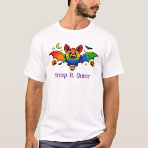 Camiseta 🎃🌈LGBT Espeluznante y Fabuloso