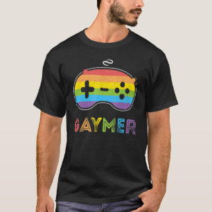 Camiseta Lgbt Gamer Gaymer Orgullo Gay Arcoiris Gamepad Lgb