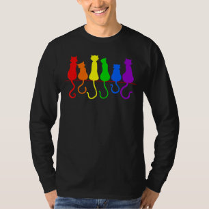 Camiseta Lgbt Gatos Orgullo Gay Purride Cat Funy Lgbt Orgul