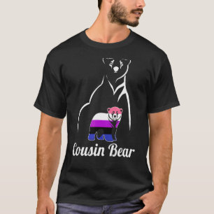 Camiseta Lgbt Genderfluido Primo Oso Genderfluido Orgullo F