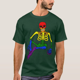 Camiseta Lgbt Halloween Costume Esqueleto Gay Orgullo Gay R