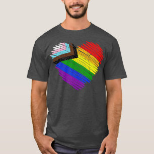 Camiseta LGBT La moderna bandera del Orgullo del Orgullo Ar