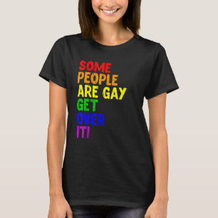 Camiseta Lgbt Lesbiana Algunas Personas Están Orgullo Gay A