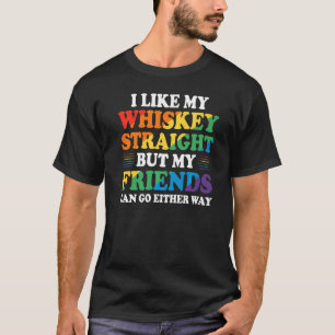 Camiseta Lgbt Lgbtq Ally Colores del Orgullo Arcoiris Retro