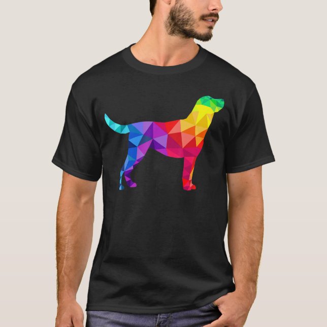 Camiseta Lgbt Lgbtq Lgbtq Orgullo Gay Perro Con Bandera Arc (Anverso)