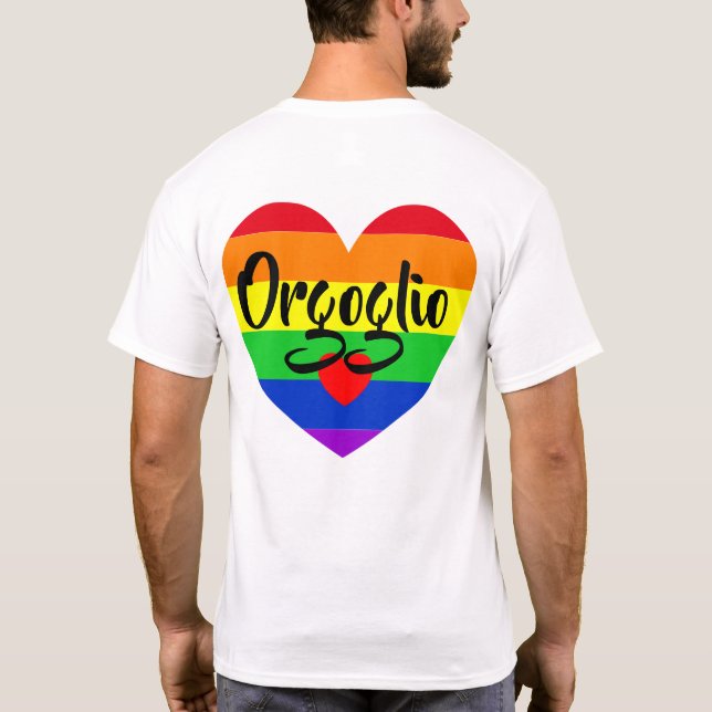 Camiseta #LGBT #love #primo #gay #lesbian #libertad #desfil (Reverso)