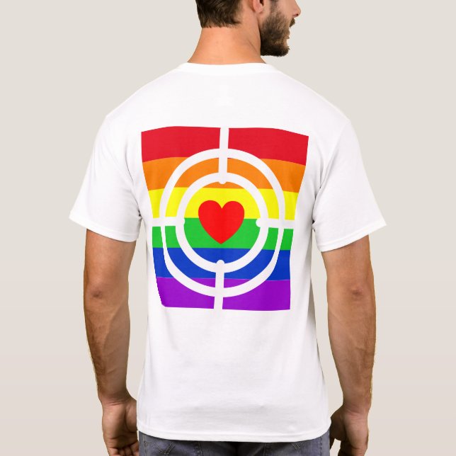 Camiseta #LGBT #love #primo #gay #lesbian #libertad #desfil (Reverso)