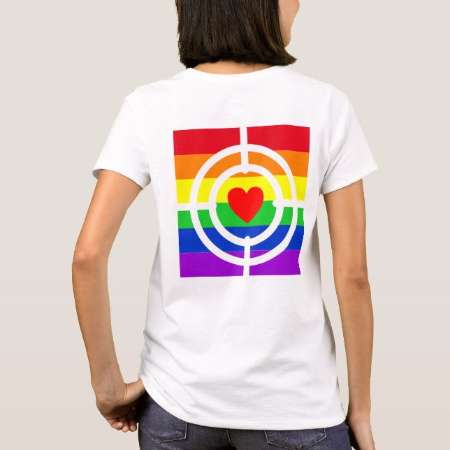 Camiseta #LGBT #love #primo #gay #lesbian #libertad #desfil (Reverso)