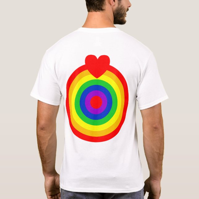 Camiseta #LGBT #love #primo #gay #lesbian #libertad #desfil (Reverso)
