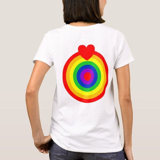 Camiseta #LGBT #love #primo #gay #lesbian #libertad #desfil (Reverso)