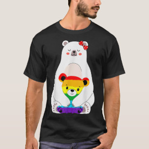Camiseta LGBT Mama Bear Gay Pride Equal Rights Rainbow Moth