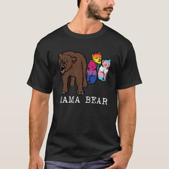 Camiseta Lgbt Mama Osa Trans Gay Bi Cubs Orgullo Transgéner (Anverso)