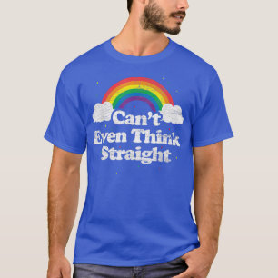 Camiseta LGBT ni siquiera puede pensar en el arcoiris direc
