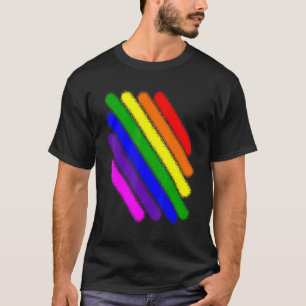 Camiseta Lgbt No Lgbt Recto Arcoiris Difundido Límites Lgbt