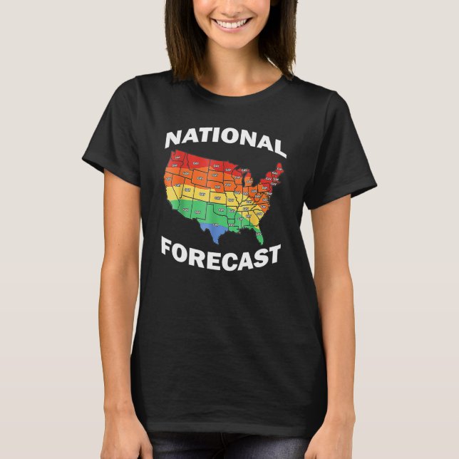 Camiseta Lgbt Orgullo Gay Heart National Forecast Lgbt Mes (Anverso)