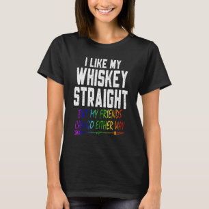 Camiseta Lgbt Orgullo Gay Lesbiana Me Gusta Mi Whiskey Dire