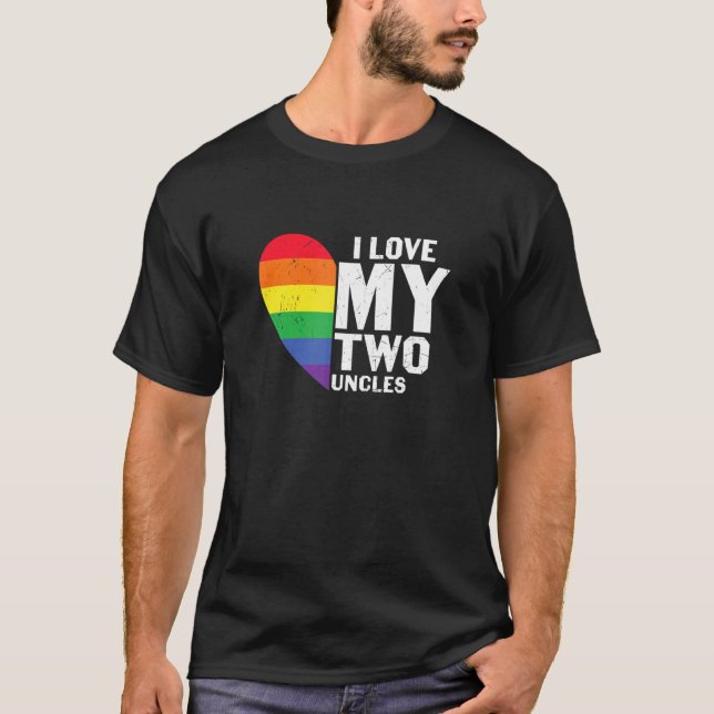 Camiseta Lgbt Orgullo Gay Movimiento Social Amar A Mi Dos T (Anverso)