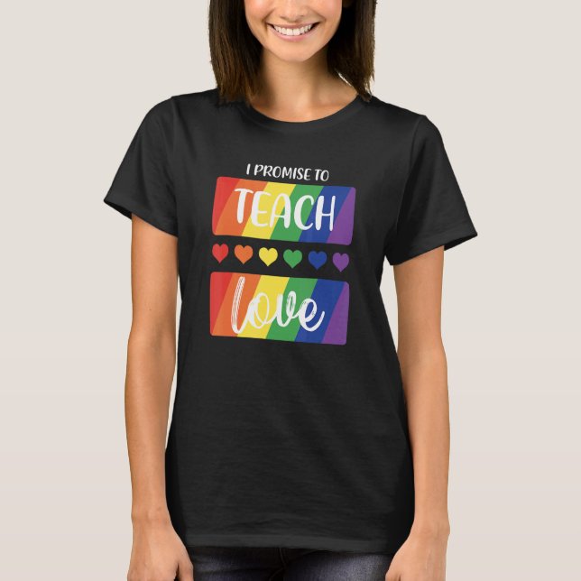 Camiseta Lgbt Orgullo Gay Movimiento Social Dar Amor A Las  (Anverso)
